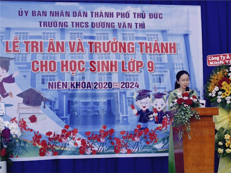 Lễ tri ân năm học 2023 2024